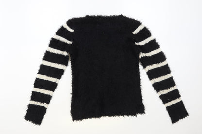 Womens UK Size S Dunnes Stores Black Pullover Jumper