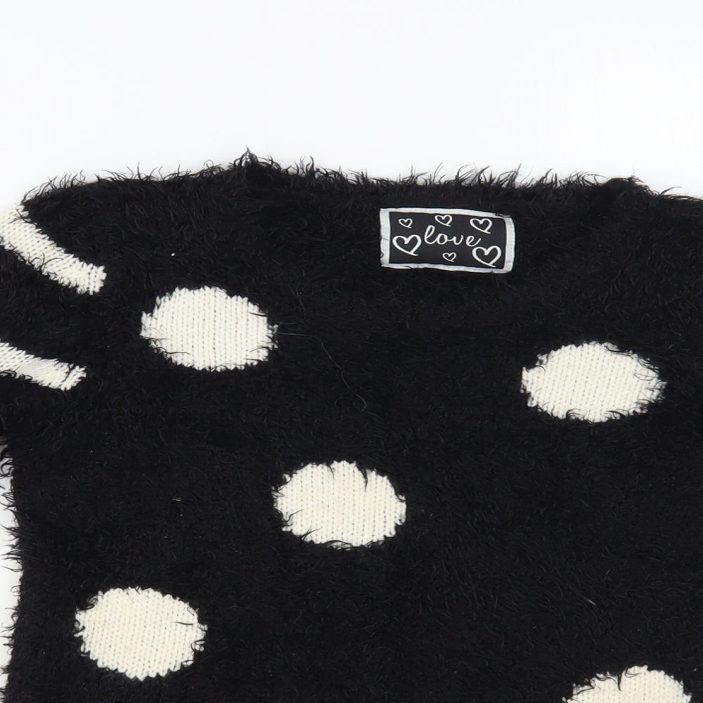 Womens UK Size S Dunnes Stores Black Pullover Jumper