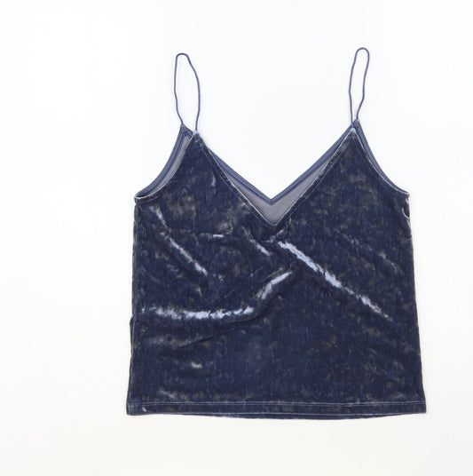 Womens UK Size XS H&M Blue Camisole Blouse