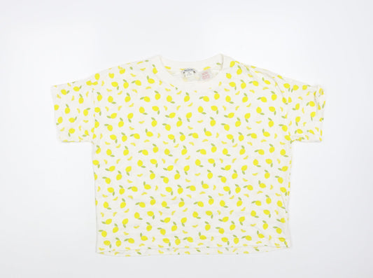 Womens UK Size XS Monki White Basic T-Shirt