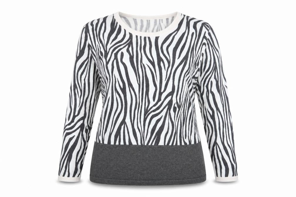 Womens UK Size 12 MARBLE Multicoloured Pullover Jumper