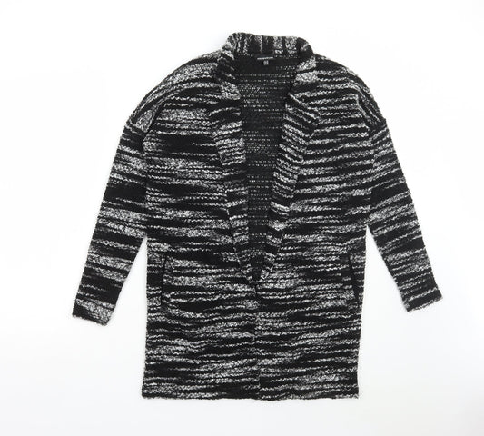 Womens UK Size 10 Warehouse Grey Cardigan Jumper