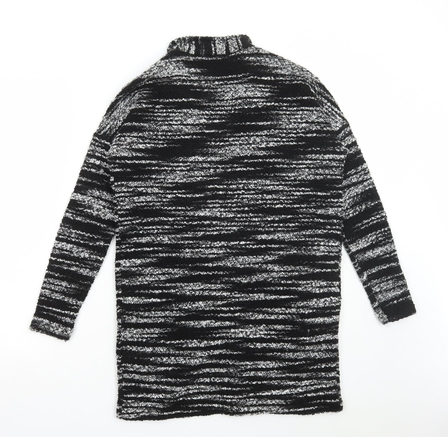 Womens UK Size 10 Warehouse Grey Cardigan Jumper