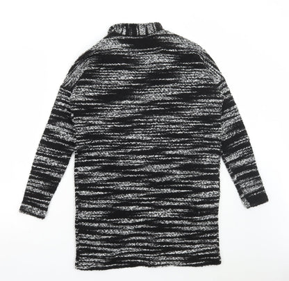 Womens UK Size 10 Warehouse Grey Cardigan Jumper