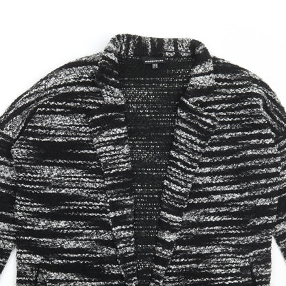 Womens UK Size 10 Warehouse Grey Cardigan Jumper