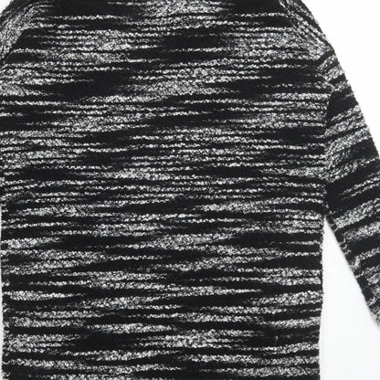 Womens UK Size 10 Warehouse Grey Cardigan Jumper