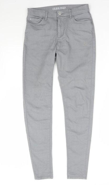 Womens UK Size 10 Marks and Spencer Regular Fit Skinny Grey Jeans