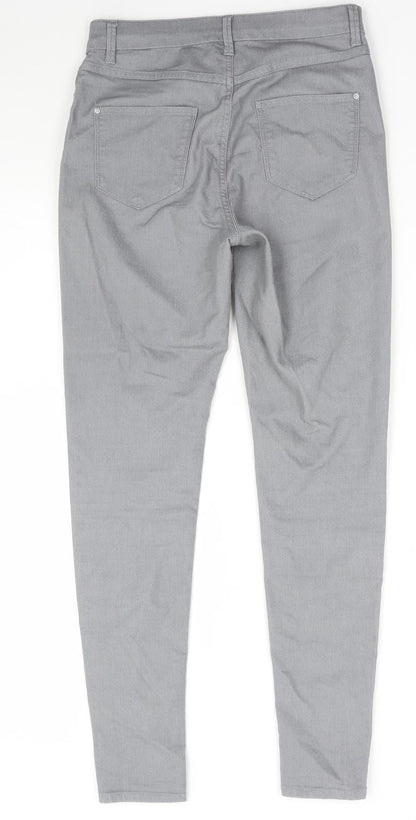 Womens UK Size 10 Marks and Spencer Regular Fit Skinny Grey Jeans