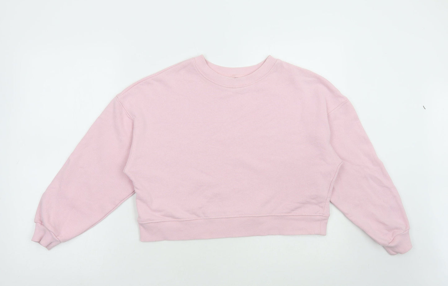 Womens UK Size S Pull&Bear Pink Pullover Sweatshirt