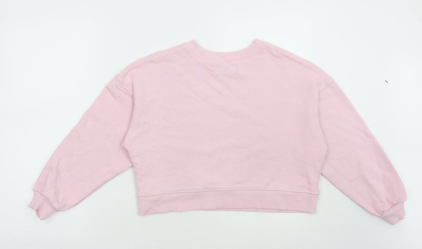 Womens UK Size S Pull&Bear Pink Pullover Sweatshirt