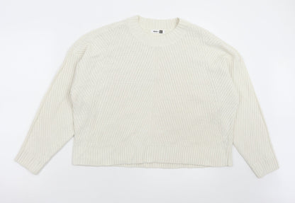 Womens UK Size L Pep & Co Ivory Pullover Jumper