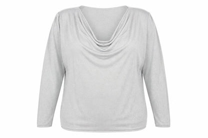 Womens UK Size 2XL Amanti Silver Pullover Jumper