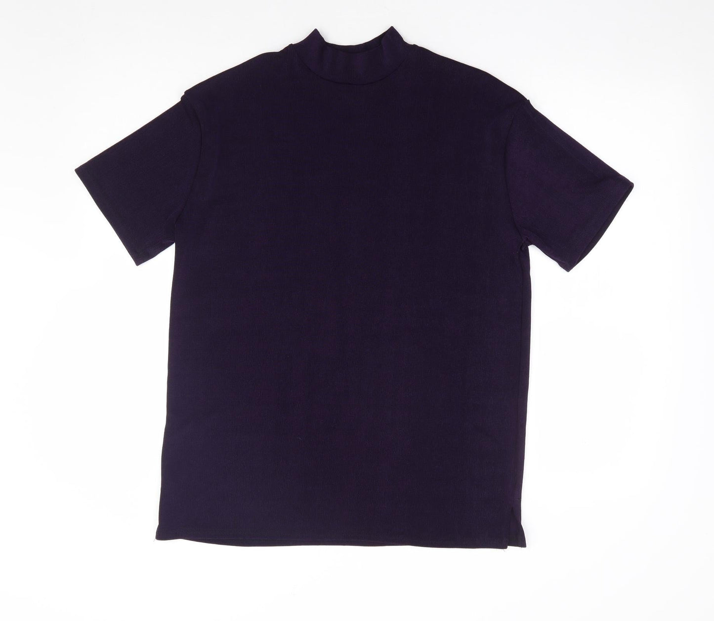 Womens UK Size M Preworn Purple Basic Blouse