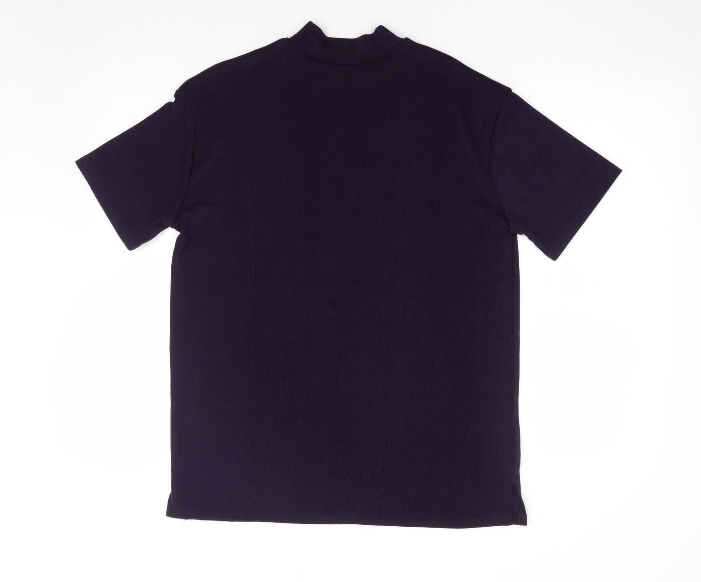 Womens UK Size M Preworn Purple Basic Blouse