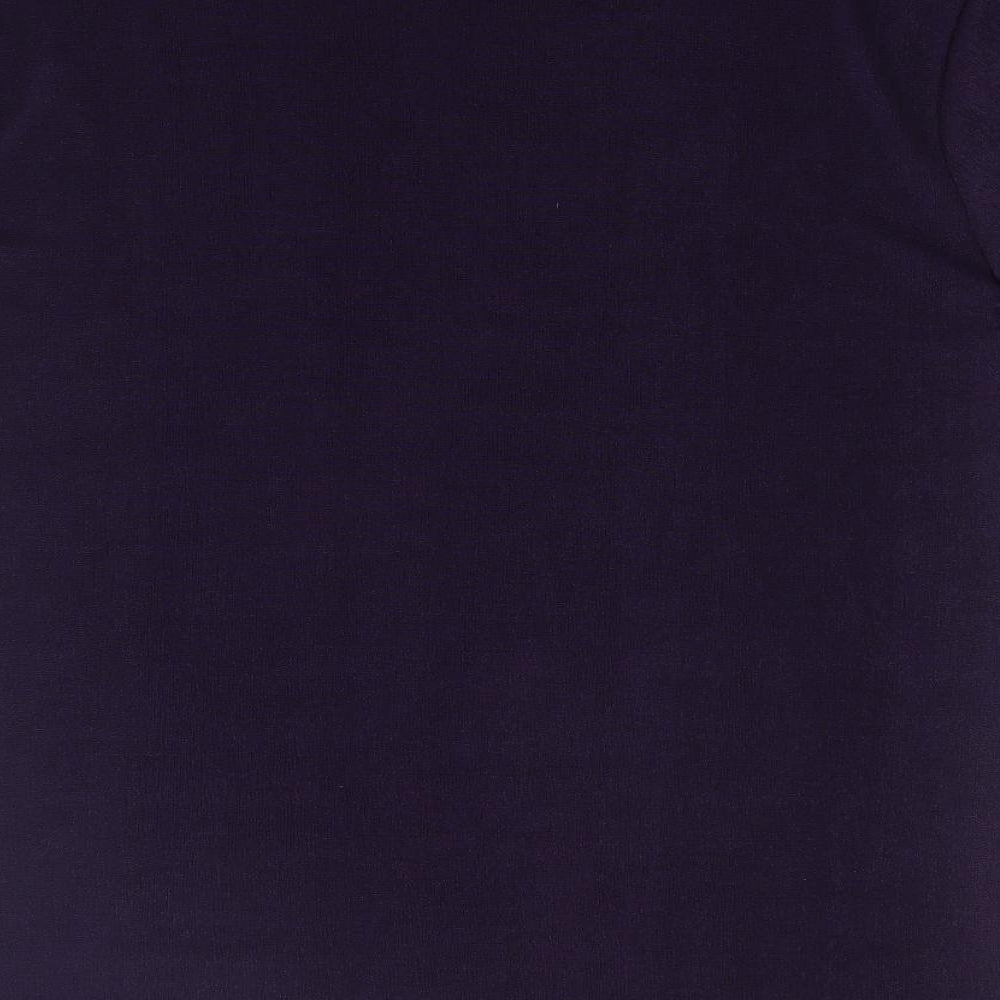 Womens UK Size M Preworn Purple Basic Blouse