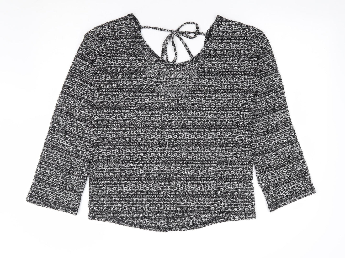 Womens UK Size 10 NEXT Black Pullover Jumper