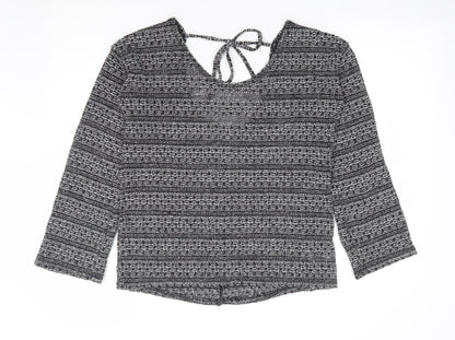 Womens UK Size 10 NEXT Black Pullover Jumper