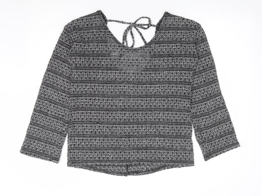 Womens UK Size 10 NEXT Black Pullover Jumper