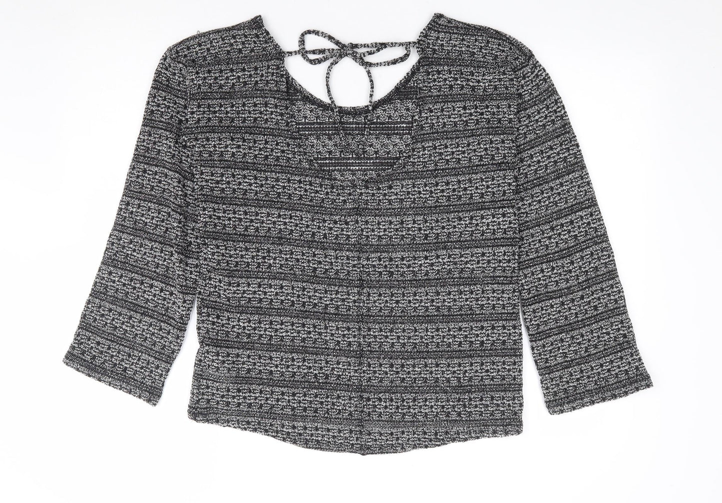 Womens UK Size 10 NEXT Black Pullover Jumper