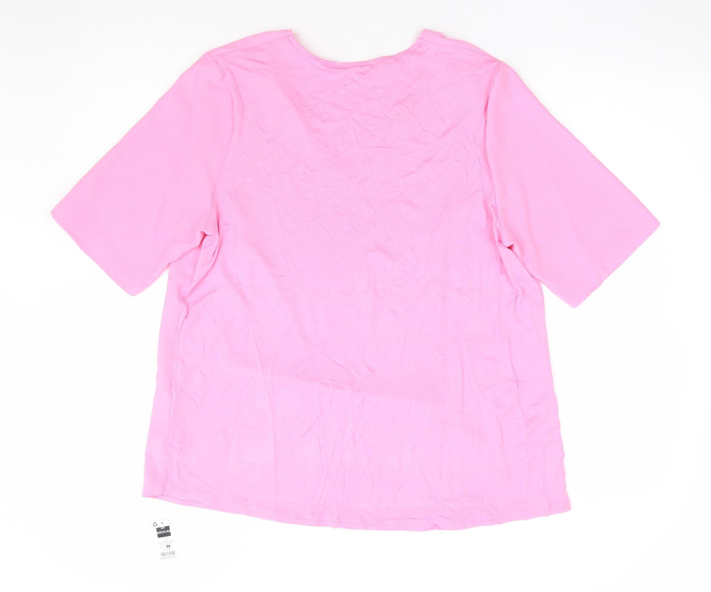 Womens UK Size M Dunnes Stores Pink Basic Blouse