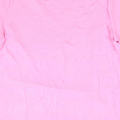 Womens UK Size M Dunnes Stores Pink Basic Blouse