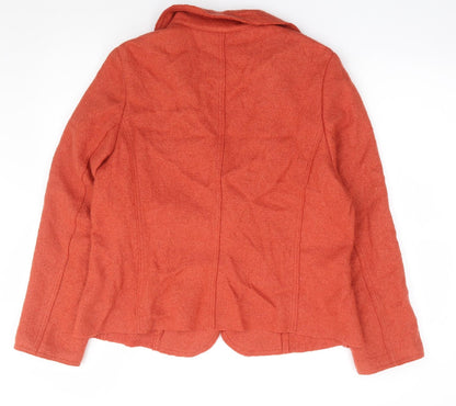 Womens UK Size M Marks and Spencer Orange Jacket