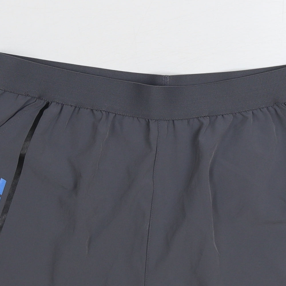 Tenth Mens Grey Polyester Sweat Shorts Size S Regular