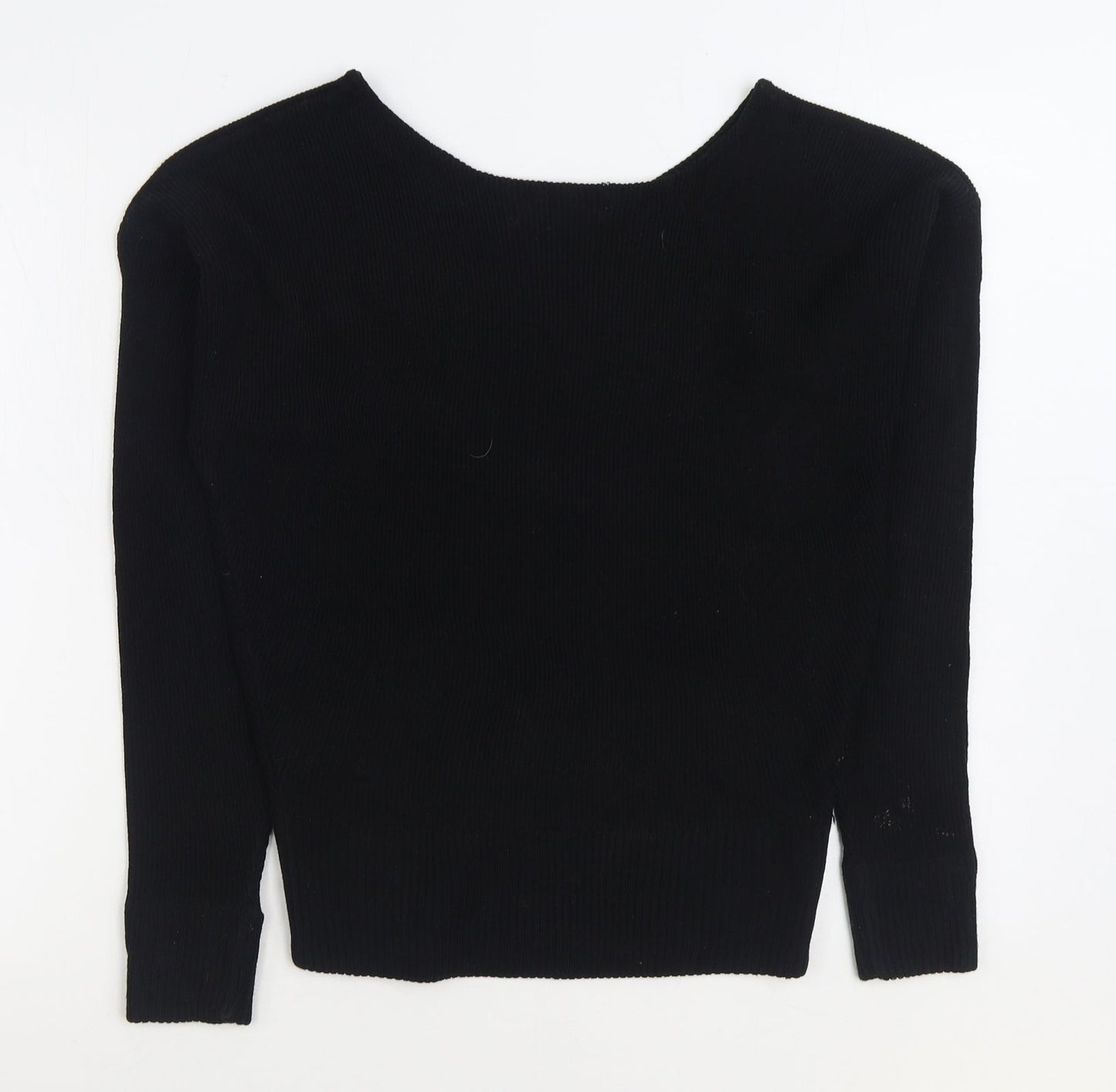 Womens UK Size S PRETTYLITTLETHING Black Pullover Jumper