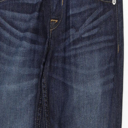 Hudson Mens Blue Cotton Straight Jeans Size 26 in L26 in Regular Button