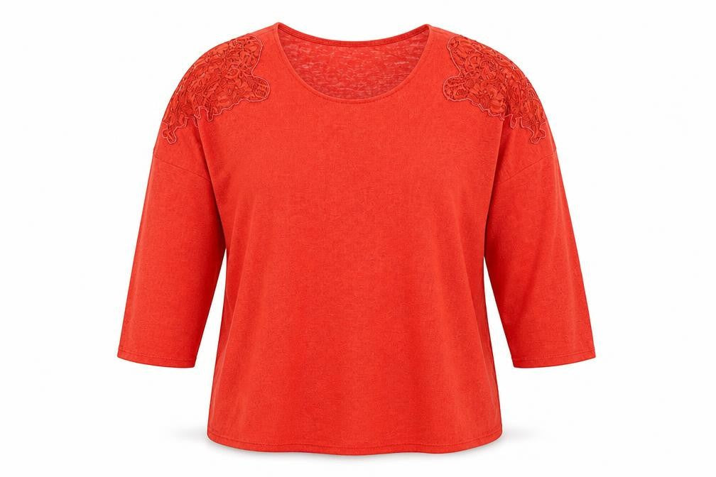Womens UK Size L Dunnes Stores Red Pullover Jumper