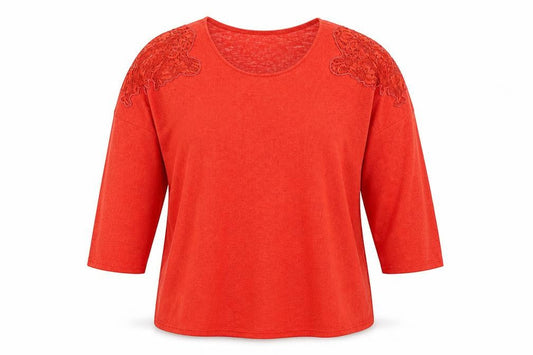 Womens UK Size L Dunnes Stores Red Pullover Jumper