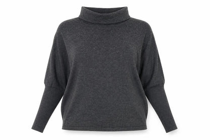 Womens UK Size 14 MARBLE Grey Pullover Jumper