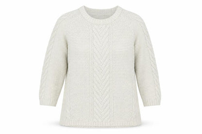 Womens UK Size S Oasis White Pullover Jumper