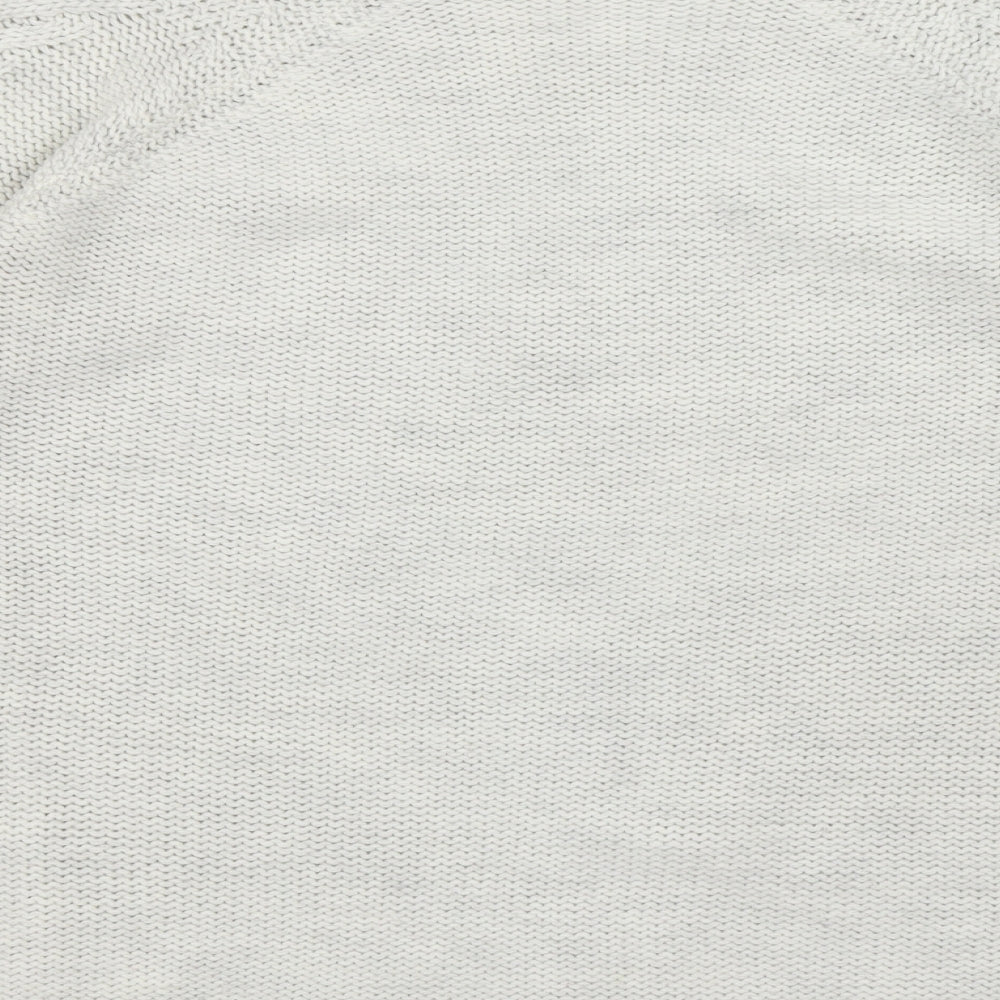 Womens UK Size S Oasis White Pullover Jumper