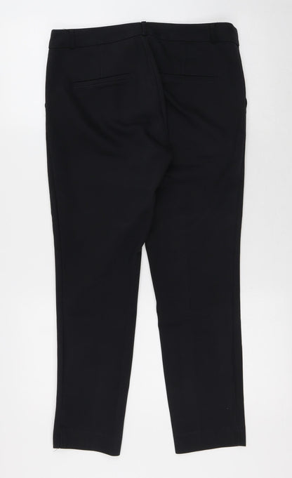 Womens UK Size 8 Stradivarius Regular Fit  Black Trousers