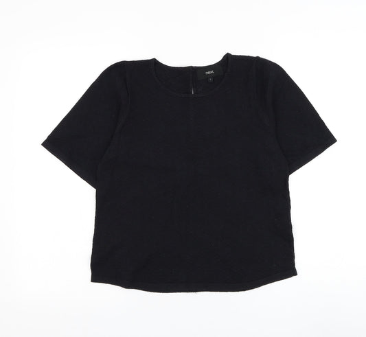 Womens UK Size 6 NEXT Black Pullover Jumper