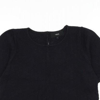 Womens UK Size 6 NEXT Black Pullover Jumper