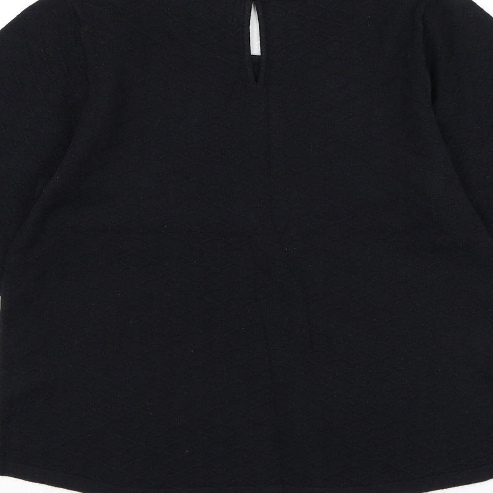 Womens UK Size 6 NEXT Black Pullover Jumper