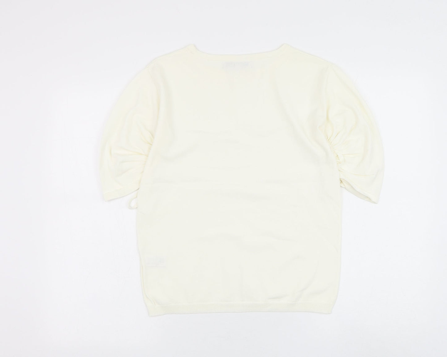 Womens UK Size 8 NEXT White Basic T-Shirt