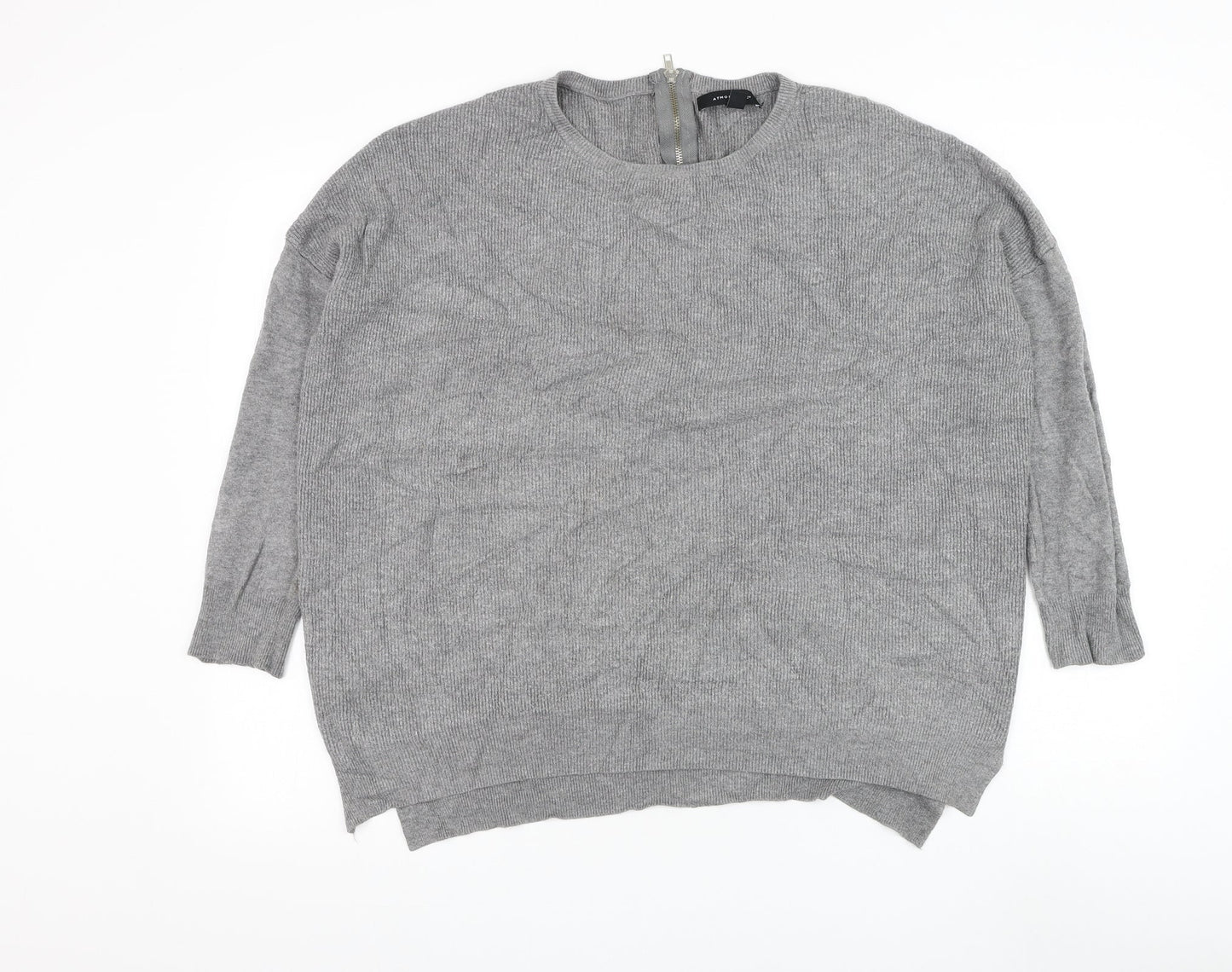 Womens UK Size 14 Atmosphere Grey Pullover Jumper