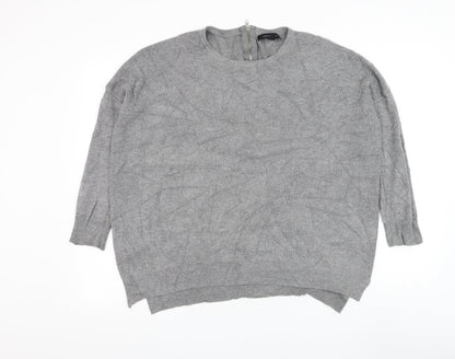 Womens UK Size 14 Atmosphere Grey Pullover Jumper