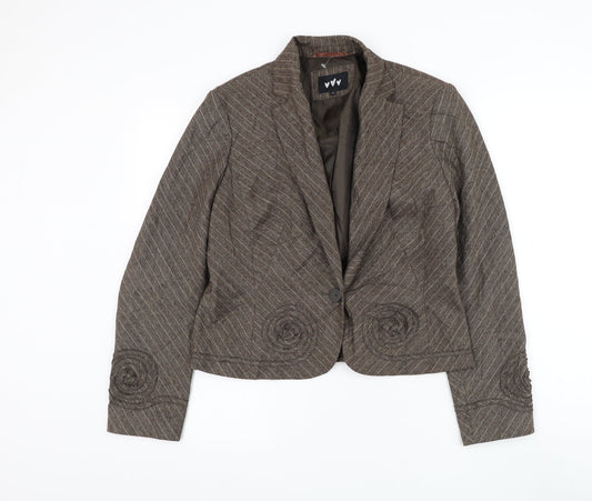 Womens UK Size 12 Marks and Spencer Brown Jacket