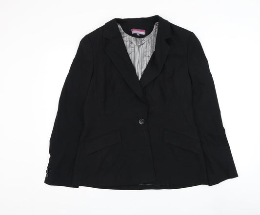 Womens UK Size 14 Debenhams Black Jacket