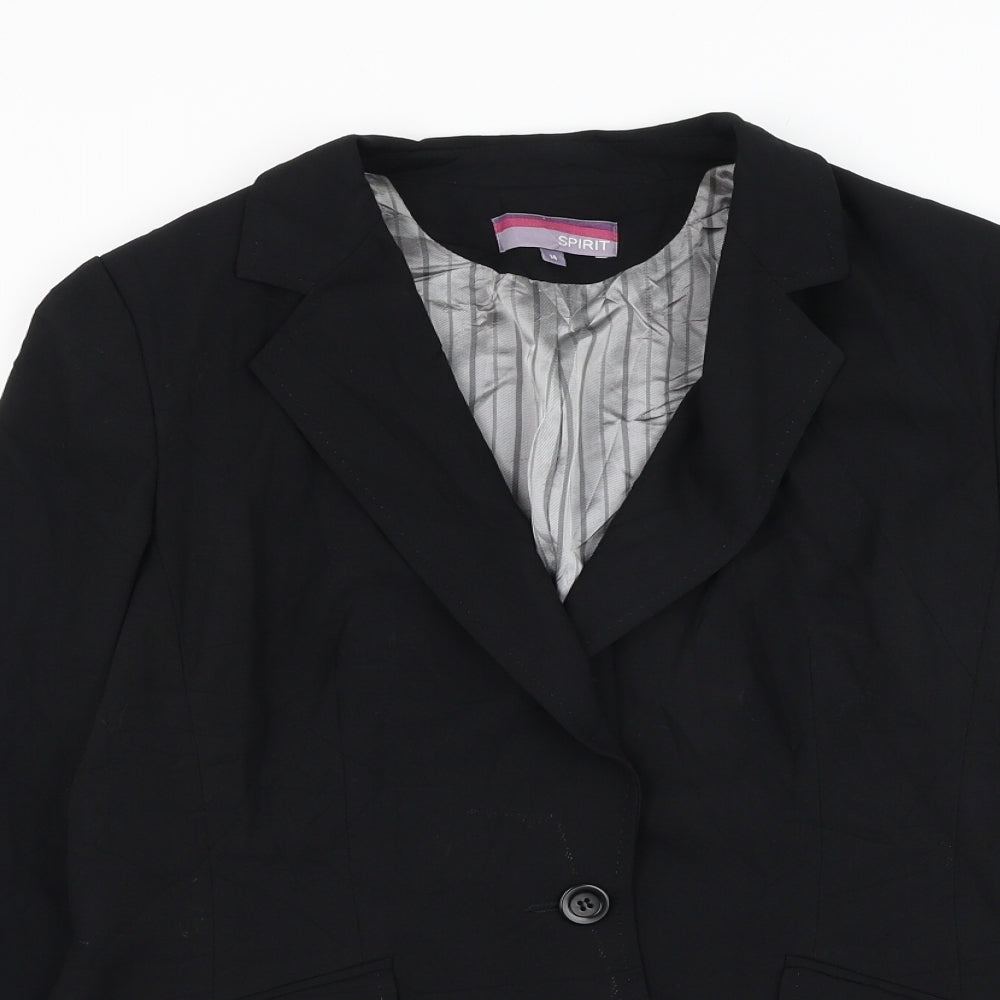 Womens UK Size 14 Debenhams Black Jacket