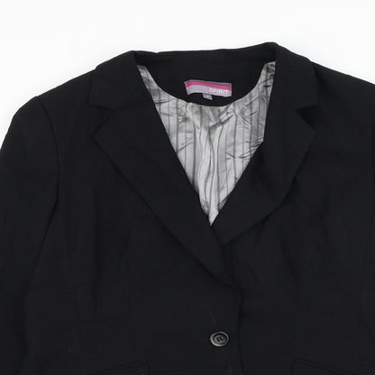 Womens UK Size 14 Debenhams Black Jacket