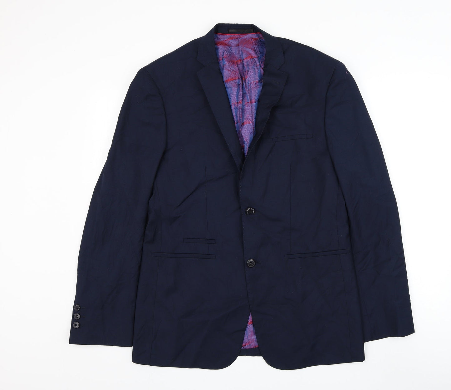 Mens UK Size 36 Stonebridge Regular Blue Suit Jacket