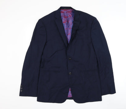 Mens UK Size 36 Stonebridge Regular Blue Suit Jacket