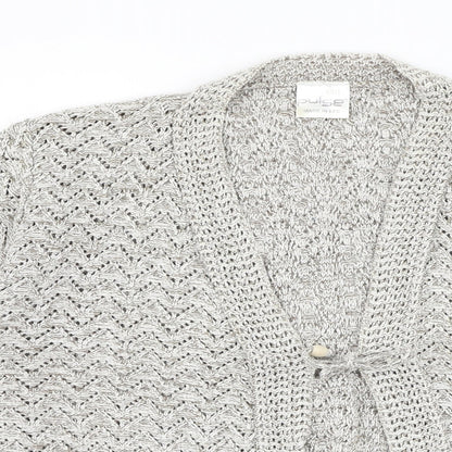 Womens UK Size M Pulse Beige Cardigan Jumper