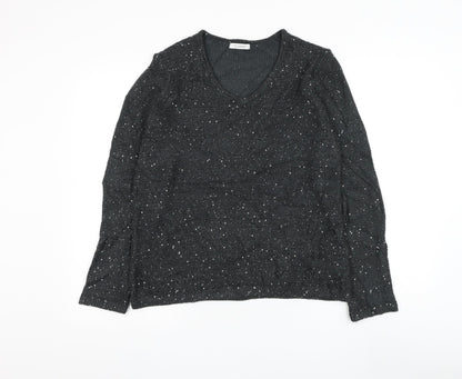 Womens UK Size 14 Marks and Spencer Grey Pullover Jumper