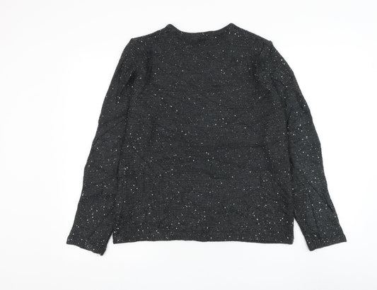 Womens UK Size 14 Marks and Spencer Grey Pullover Jumper